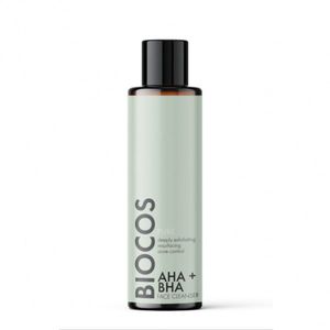 Biocos AHA + BHA Face Cleanser Rūgštinis veido prausiklis, 200 ml