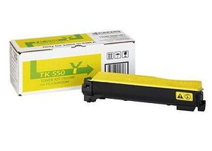 Kyocera TK-550 (1T02HMAEU0), geltona kasetė lazeriniams spausdintuvams, 6000 psl.