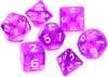 REBEL RPG Dice Set - Crystal - Violet