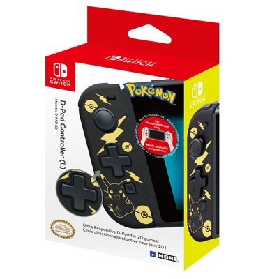 HORI D-pad Joy-Con Left Pikachu (Black & Gold) for Nintendo Switch