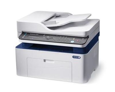 WorkCentre 3025NI, A4, Copy/Print/Scan/Fax, ADF, 20ppm, 15K monthly, 128Mb, 8.5 sec, 150 sheets, USB 2.0, WiFi, Ethernet