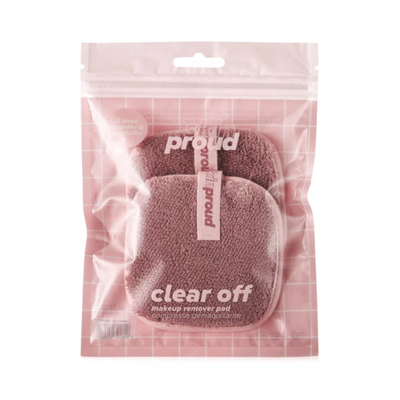 Skin Proud Clear Off Makeup Remover Pads Makiažo valymo servetėlės, 2vnt