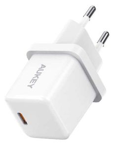 AUKEY Mini charger PA-F5 OEM White 1xUSB-C 20W PD Power Delivery