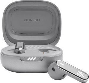 JBL wireless earbuds Live Flex, silver