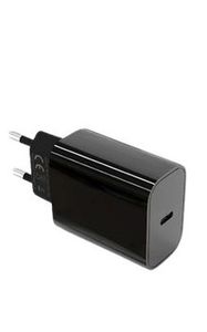 USB C 20W wall charger Power Delivery black