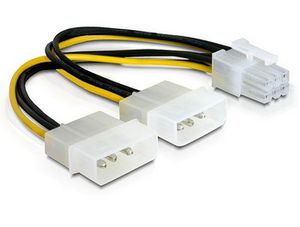 DELOCK powercable for PCI Express card 15cm