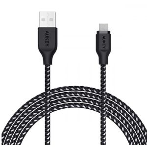 AUKEY Quick Charge micro USB-USB | 1.2m | 5A | 480 Mbps | CB-AM1 Black cable