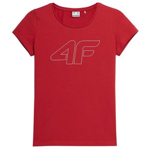 Moteriški Marškinėliai 4F Raudoni