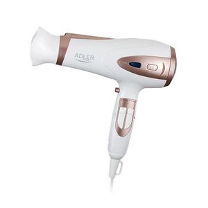 Plaukų džiovintuvas Adler Hair Dryer AD 2248 2400 W Number of temperature settings 3 Ionic function Diffuser nozzle White