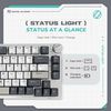 Royal Kludge RH81 White Wireless Mechanical Keyboard | 75%, Hot-swap, RGB, Brown Switches, US