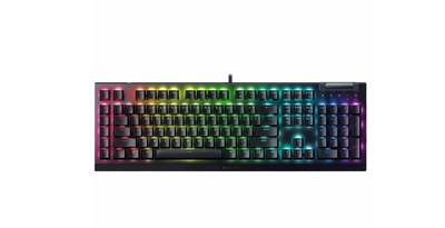 Klaviatūra Razer BlackWidow V4 X Mechanical Gaming Keyboard, Yellow Switch, Russian Layout, Wired, Black Razer