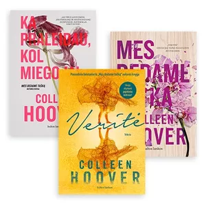 Colleen Hoover 3 knygų rinkinys: Mes dedame tašką + Ką praleidau, kol miegojai + Veritė (specialusis leidimas)