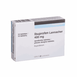 Ibuprofen Lannacher 400 mg plėvele dengtos tabletės N10