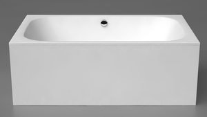 Akmens masės vonia Libero DUO 190x120 cm, balta