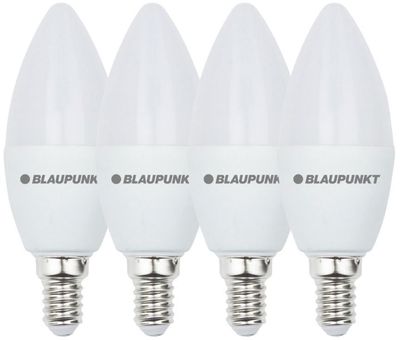 Blaupunkt LED lamp E14 6,8W 4pcs, warm white