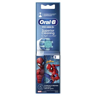 ORAL B  Spiderman elektrinio dantų šepetėlio galvutės N2