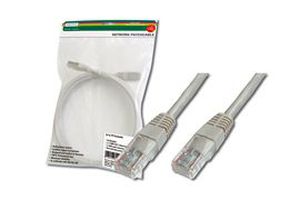 Patch cable CAT5e UTP, grey, 3m