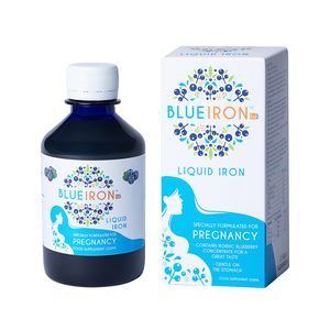 BLUEIRON PREGNANCY Skystas maisto papildas su geležimi 250 ml