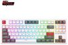 Royal Kludge RK R87 RGB white wired keyboard | 80%, Hot-swap, Red switches, US