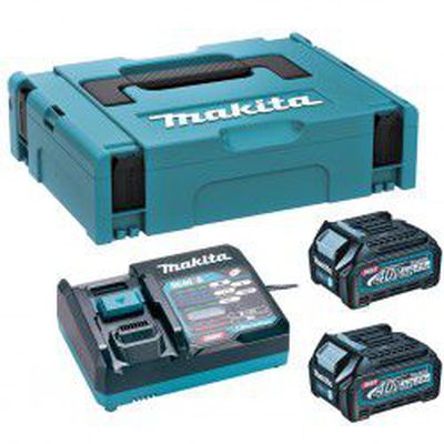 Akumuliatorių ir įkroviklio komplektas MAKITA 40V Max XGT 2x2,5Ah