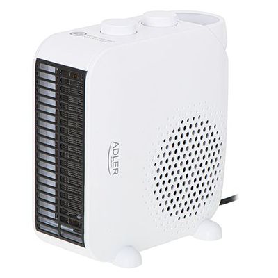 Šildytuvas Adler Heater AD 7725w Fan heater, 2000 W, Number of power levels 2, White