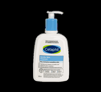 Cetaphil švelnus odos valiklis, 500 ml