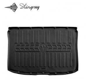 Guminis bagažinės kilimėlis CITROEN C4 L 2004-2010  (hatchback) black /6016111