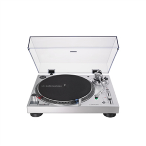 Audio Technica AT-LP120XUSB Turntable, Direct-Drive (Analog  and  USB), Silver Audio Technica