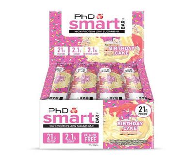 PhD Smart Bar Batonėlis 12x64g (Sūdyto šokoladinio pyrago)