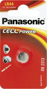 1 Panasonic LR 44 maitinimo elementai