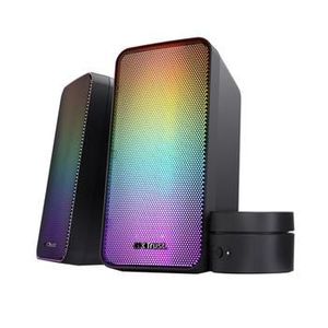 Trust GXT 611 Wezz Illuminated 2.0 RGB speaker set: see the sound with this stylish speaker set featuring pulsating RGB lighting and clear sound