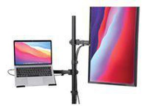 MANHATTAN Desktop Combo Mount with Monitor Arm and Laptop Stand 13 to 32inch Monitor up to 8kg and 10 to 17inch Notebook up to 8kg
