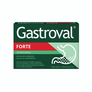 Gastroval Forte kietosios kapsulės N12