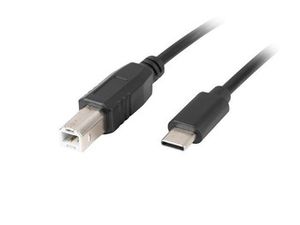 LANBERG Cable USB-C M ->USB-B M 2.0 1.8m