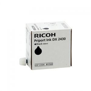 Ricoh DX2430 (893787) (893788) (817222) (1VE=5 vnt), juoda kasetė rašaliniams spausdintuvams