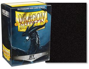 Dragon Shield Standard Sleeves - Matte Jet (100 Pcs)