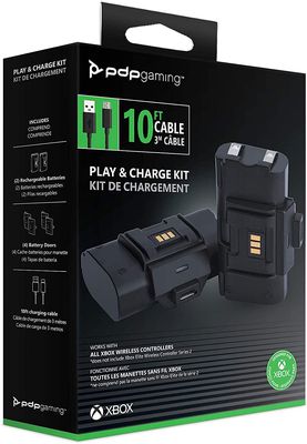 PDP Gaming Play & Charge Kit for Xbox Series X|S, Xbox One