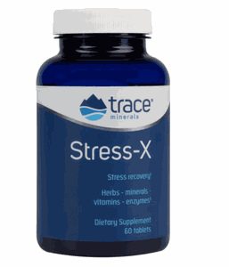 TRACE MINERALS STRESS-X B grupės vitaminų ir joninių mineralų kompleksas nervinei sistemai N60