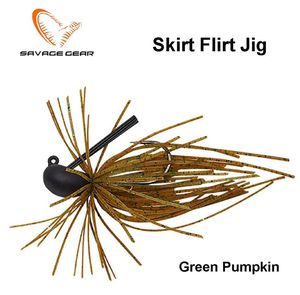 Savage Gear Skirt Flirt Jig Sinking Kablys Nr2 Green Pumpkin 4 g