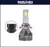 LED HB3 lemputės 2vnt. +500% super light CANBUS 9005