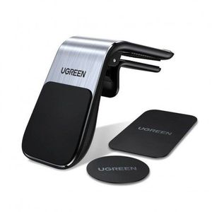 Ugreen LP290 Waterfall Magnetic Phone Holder, Black - automobilinis greito fiksavimo laikiklis