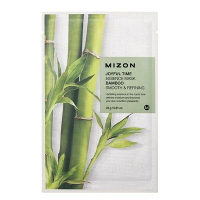 Mizon Joyful Time Essence Mask Bamboo Veido kaukė su bambuku, 23g