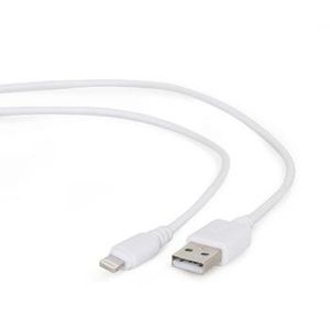 GEMBIRD CC-USB2-AMLM-W-1M USB to 8-pin sync and charging cable white 1m