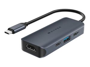 Jungčių stotelė Hyper HyperDrive EcoSmart Gen.2 Universal USB-C 4-in-1 Hub w 100 W PD Power Pass-thru Hyper