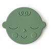 Mushie silikoninis kramtukas Face Pistachio, žalias
