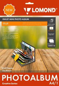 Fotoalbumas Lomond Inkjet Mini Album Small Square Matinis knygos formos 32x40mm (mažas)