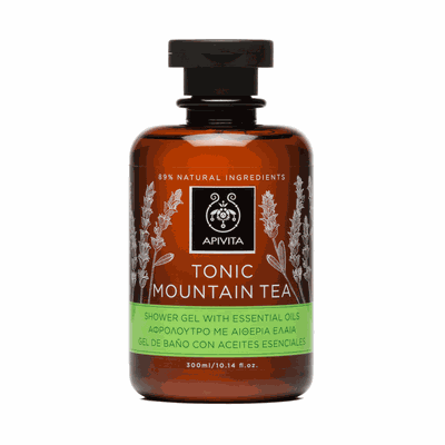 APIVITA tonizuojantis prausiklis su kalnų arbata 250 ml
