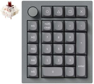 Keychron Q0 Plus QMK wired numeric keypad (Num Pad, RGB, Hot-Swap, Brown Switch)