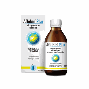 Aflubin Plus sirupas nuo kosulio 175 ml