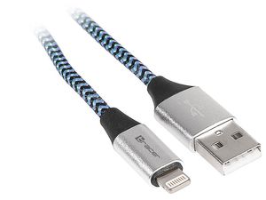 Tracer Cable USB 2.0 iPhone AM lightning 1,0m black-blue